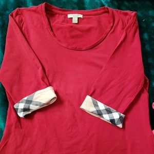 Womens Burberry shirt
